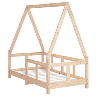 Kinderbedframe 70x140 cm massief grenenhout 3