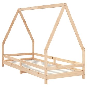 Kinderbedframe 90x200 cm massief grenenhout 3