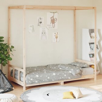 Kinderbedframe 90x190 cm massief grenenhout 1