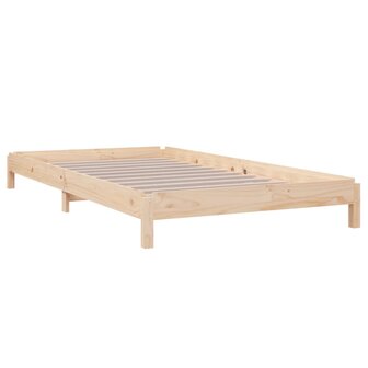 Bed stapelbaar 100x200 cm massief grenenhout 7