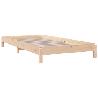 Bed stapelbaar 90x190 cm massief grenenhout 7