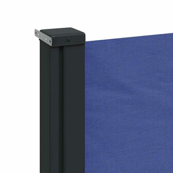 Windscherm uittrekbaar 117x300 cm blauw 7