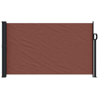 Windscherm uittrekbaar 117x300 cm bruin 3