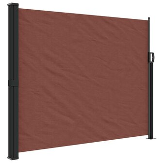 Windscherm uittrekbaar 160x300 cm bruin 2
