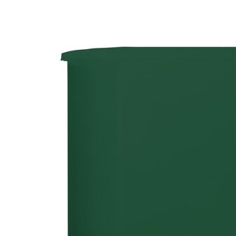 Windscherm 5-panelen 600x120 cm stof groen 4