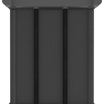 Kast met 9 vakken 103x30x107,5 cm stof grijs 5