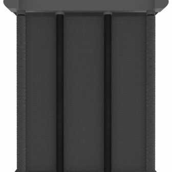 Kast met 12 vakken met boxen 103x30x141 cm stof grijs 5