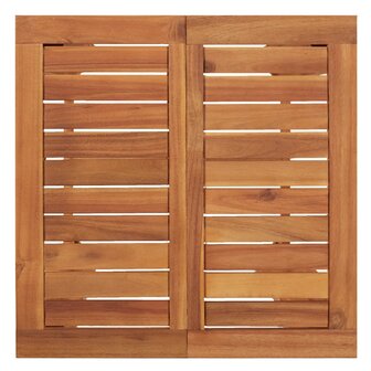 Tuinbartafel 60x60x105 cm massief acaciahout  5