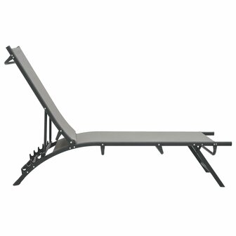 Ligbedden 2 st textileen en staal 3