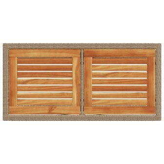 3-delige Bistroset met kussens poly rattan beige 9