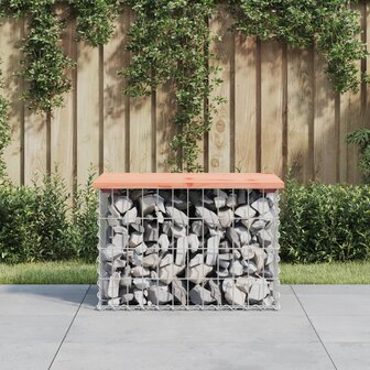 Tuinbank schanskorfontwerp 63x44x42 cm massief douglashout 1