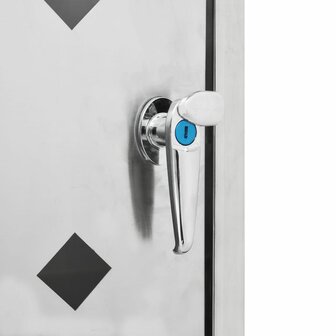 Containerberging enkel 240 L roestvrij staal  8