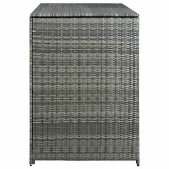 Containerberging dubbel 148x77x111 cm poly rattan antraciet   6