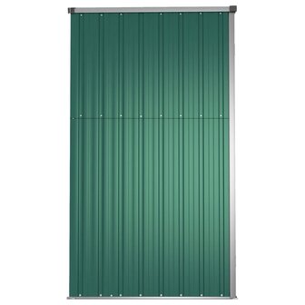 Tuinschuur 161x89x161 cm gegalvaniseerd staal groen 5
