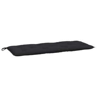Tuinbankkussen 120x50x7 cm oxford stof zwart 2