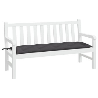 Tuinbankkussen 150x50x7 cm oxford stof antracietkleurig 3