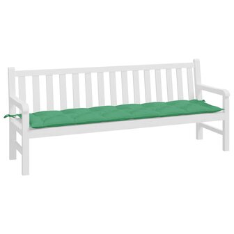 Tuinbankkussen 200x50x7 cm stof groen 3