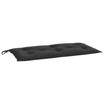 Tuinbankkussen 110x50x7 cm oxford stof zwart 2