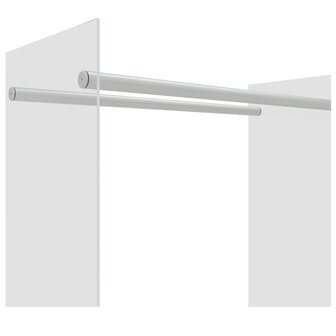 Haardhoutrek 80x35x100 cm gehard glas transparant 5