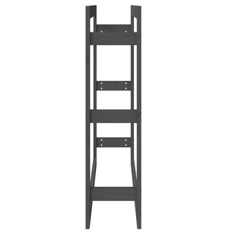 Haardhoutrek 100x25x100 cm massief grenenhout grijs 6