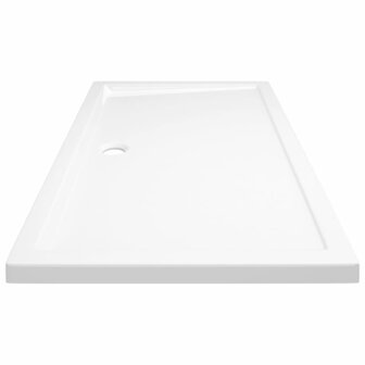 Douchebak rechthoekig 70x120 cm ABS wit 4