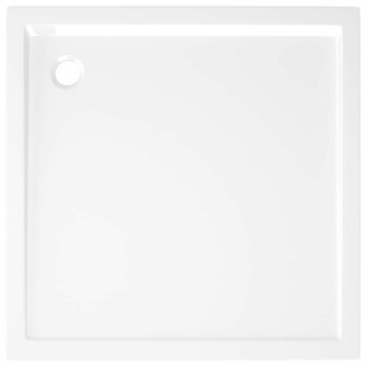 Douchebak vierkant 80x80 cm ABS wit 6