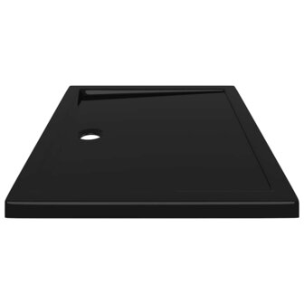 Douchebak rechthoekig 70x90 cm ABS zwart 5