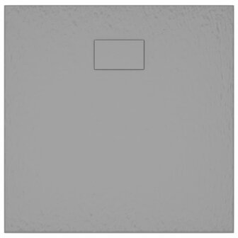 Douchebak 90x80 cm SMC grijs 7