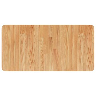 Wastafelblad 80x40x1,5cm behandeld massief hout lichtbruin 2