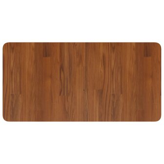 Wastafelblad 80x40x2,5cm behandeld massief hout donkerbruin 2