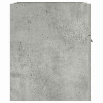 Wastafelkast 41x38,5x46 cm bewerkt hout betongrijs 5