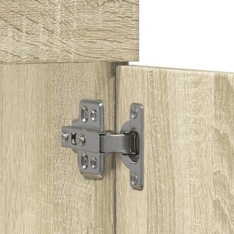 Wastafelkast 90x38,5x46 cm bewerkt hout sonoma eikenkleurig 8