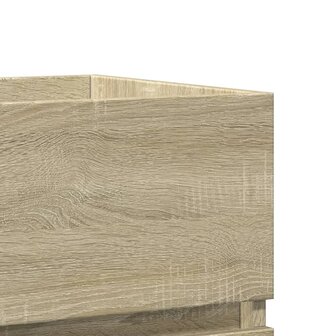 Wastafelkast 41x38,5x45 cm spaanplaat sonoma eikenkleurig 8