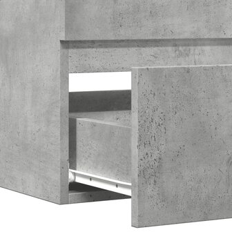 Wastafelkast 90x38,5x45 cm spaanplaat betongrijs 8