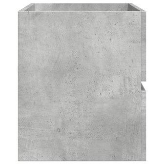 Wastafelkast 100x38,5x45 cm spaanplaat betongrijs 5