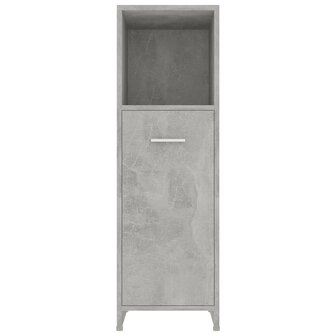 Badkamerkast 30x30x95 cm bewerkt hout betongrijs 6