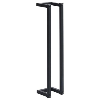 Handdoekenrek 12,5x12,5x60 cm ijzer zwart 2
