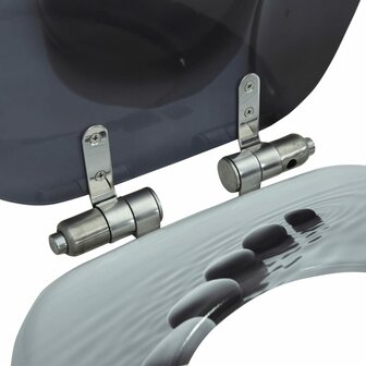 Toiletbril met soft-close deksel stenen MDF 8