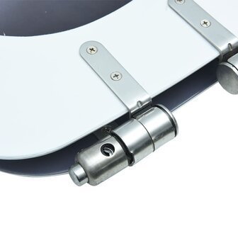 Toiletbril met soft-close deksel stenen MDF 9