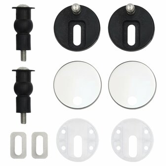 Toiletbril met soft-close deksel waterdruppel MDF blauw 8