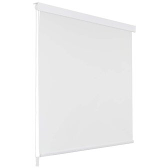 Rolgordijn voor douche 80x240 cm wit 1