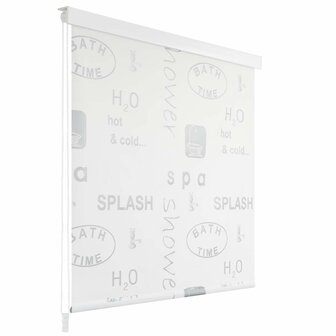 Rolgordijn voor douche 120x240 cm splash 1