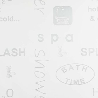 Rolgordijn voor douche 120x240 cm splash 6