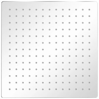 Regendouchekop vierkant 30x30 cm roestvrij staal 2