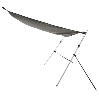 Schaduwdoek T-top 170x208x(115-183) cm antracietkleurig 4