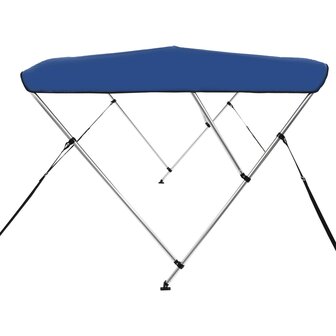Biminitop 3-boogs 183x140x137 cm blauw 5