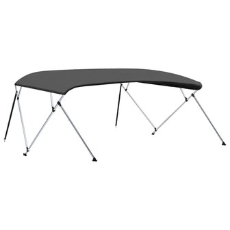 Biminitop 4-boogs 243x(230-244)x137 cm antracietkleurig 5