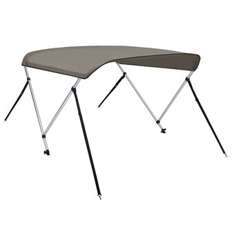 Biminitop 2 bogen 150x120x110 cm grijs 2