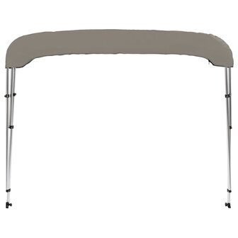 Biminitop 3 bogen 183x140x137 cm grijs 4