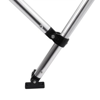 Biminitop 3 bogen 183x140x137 cm zwart 9
